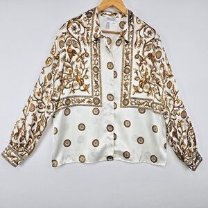 RARE - Retro Baroque Laura & Jayne Collection Blouse
